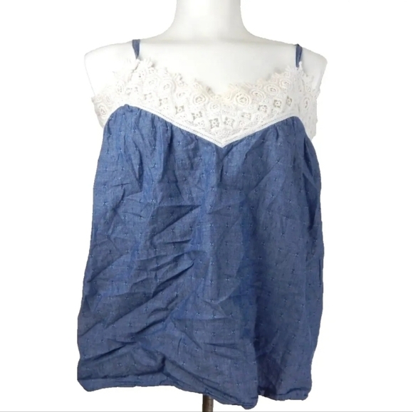 Sundance Free Soul Lace Trim Cami - Picture 2 of 4